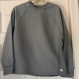 Vuori Slate Gray Crewneck Sweater